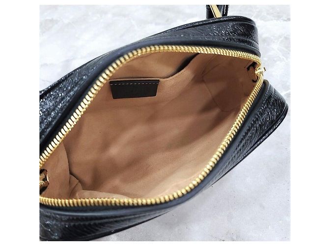 Gucci Web Neuheit Kleiner Ophidia Gürteltasche aus rotem Wildleder - Ansicht 7
