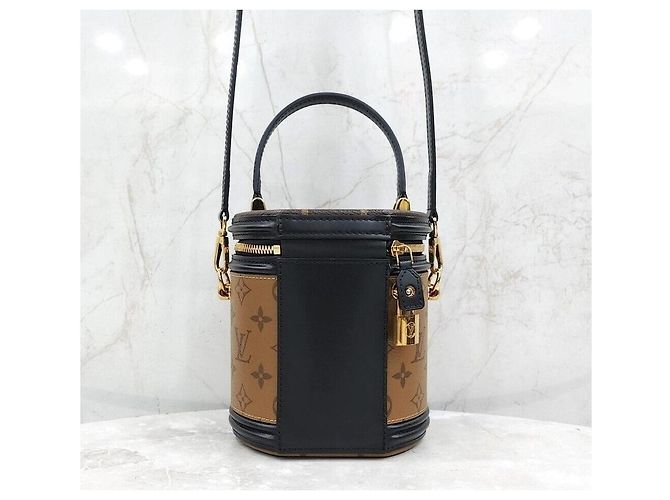 Louis Vuitton Tote Cannes in tela Monogram Reverse Multicolore - vista 3