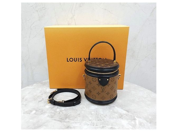 Louis Vuitton Tote Cannes in tela Monogram Reverse Multicolore - vista 9