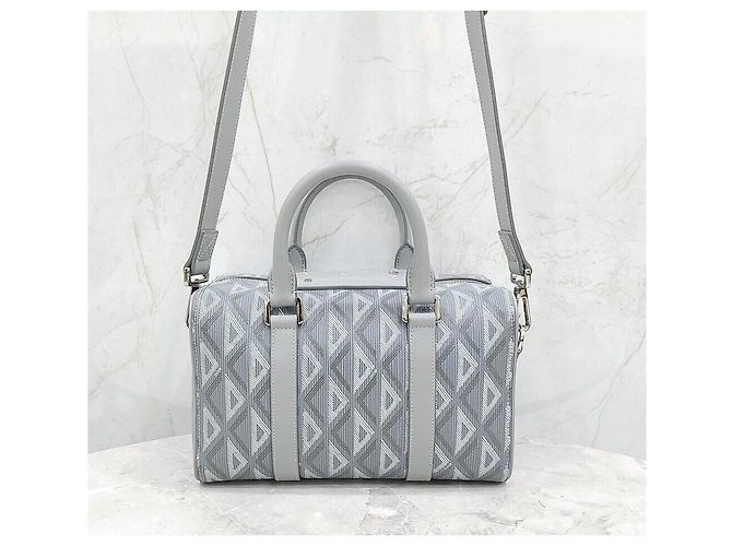 Dior Sac Ringo CD Diamond Canvas Messenger Bag - vue 3