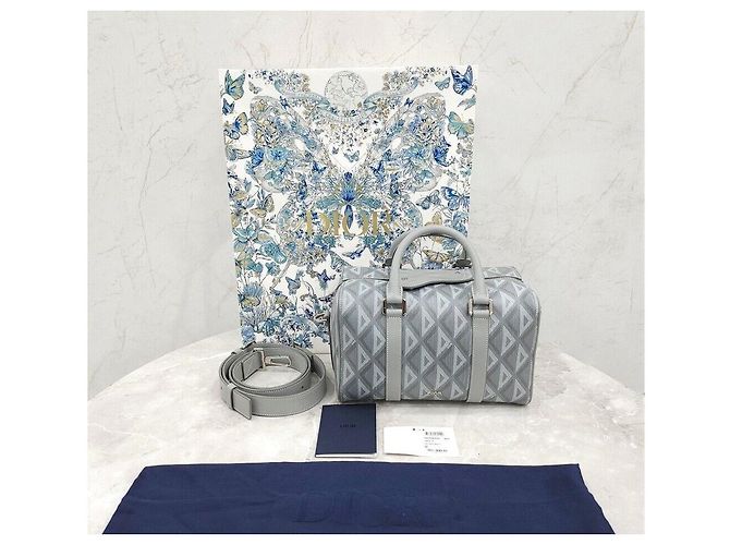 Dior Sac Ringo CD Diamond Canvas Messenger Bag - vue 9