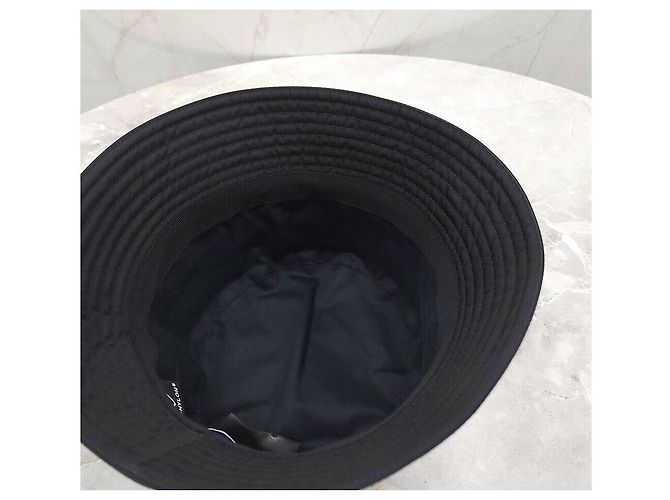 Prada Nylon-Bucket-Hat mit Dreieckslogo Schwarz - Ansicht 5