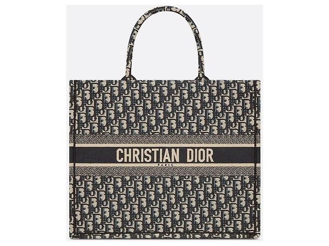 Dior Oblique Canvas Book Tote Large Mehrfarben - Ansicht 10