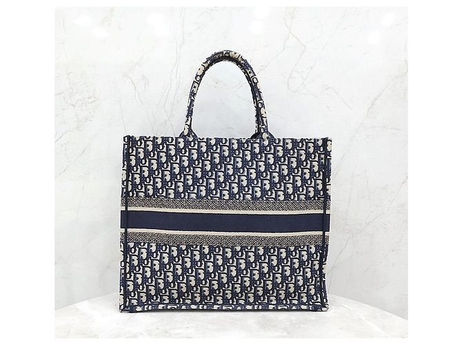 Dior Oblique Canvas Book Tote Large Mehrfarben - Ansicht 3