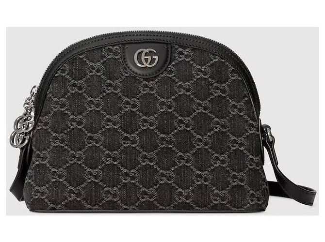 Gucci Ophidia Black Denim Crossbody Small - vista 10