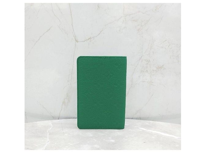 Louis Vuitton Green Monogram Leather Passport Holder - view 3