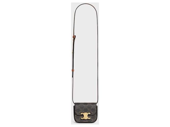 Céline Mini Claude Triomphe Canvas Mehrfarben - Ansicht 10