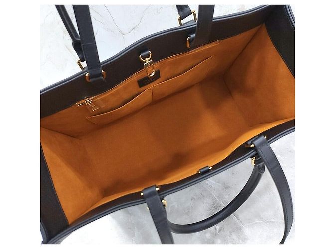 Louis Vuitton Borsa Tote Monogram Empreinte Onthego GM Nero - vista 8