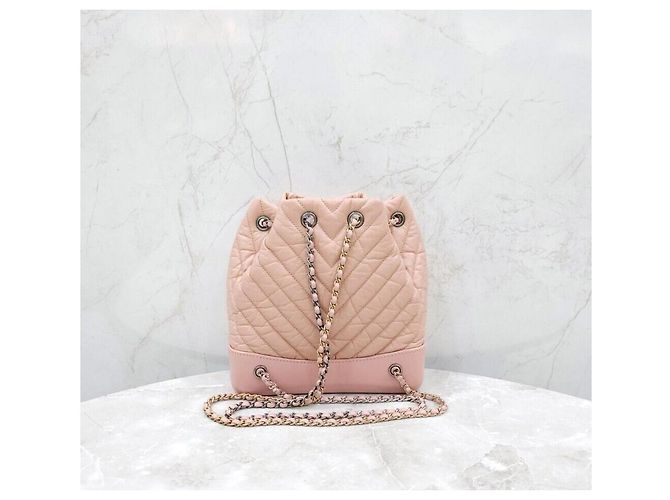 Chanel Piccolo zaino Chevron Gabriel Pink Series Rosa - vista 3