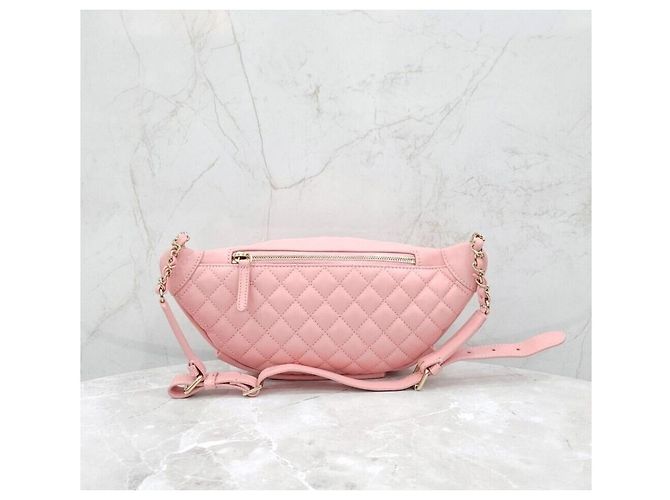 Chanel Gesteppte Lambskin-Taillentasche Rosa Pink - Ansicht 3