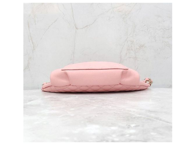 Chanel Gesteppte Lambskin-Taillentasche Rosa Pink - Ansicht 6