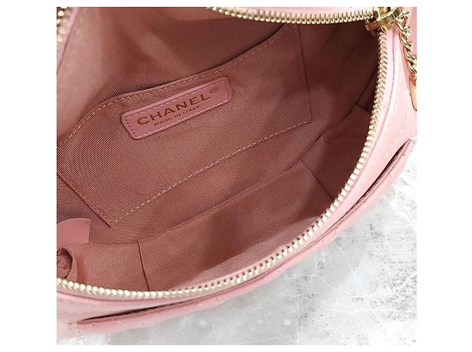 Chanel Gesteppte Lambskin-Taillentasche Rosa Pink - Ansicht 8