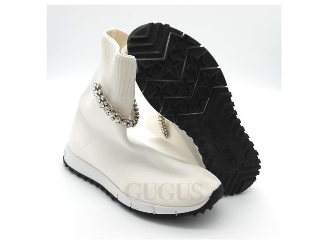 Sneakers Crystal Socks Jimmy Choo - vista 4