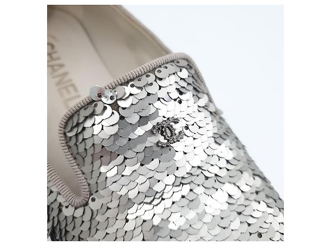 Mocassino Chanel con paillettes Multicolore - vista 5
