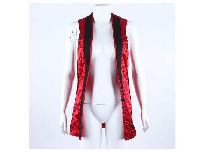 Gabardina Burberry Roja - vista 6