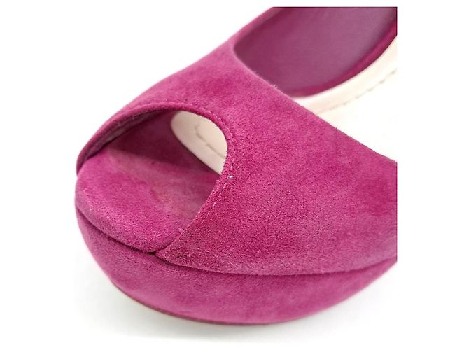 Christian Dior Suede Open-Toe Schuhe - Ansicht 5