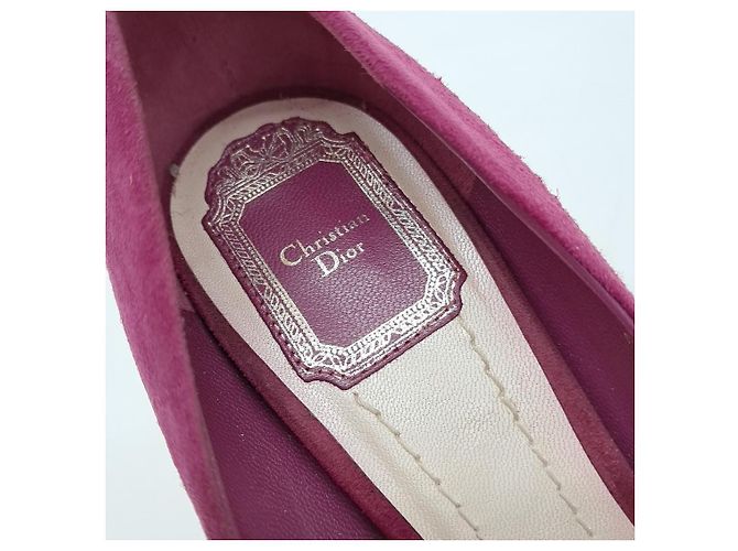 Christian Dior Suede Open-Toe Schuhe - Ansicht 6
