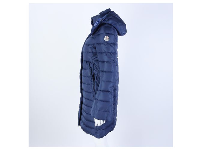 Abrigo acolchado largo Moncler Azul - vista 2