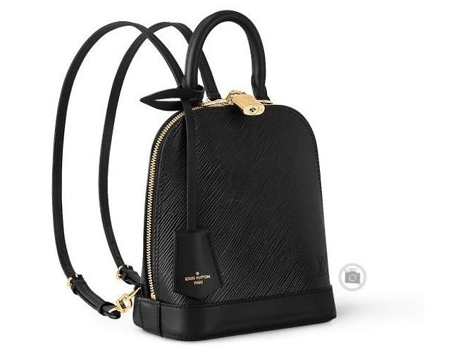 Louis Vuitton Sac à dos Alma Epi Noir - vue 4