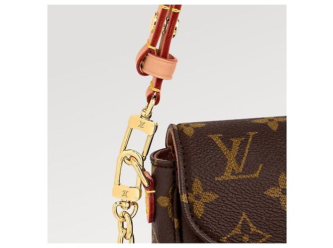 Louis Vuitton Portafoglio con catena Ivy Nero - vista 2