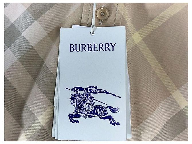 Burberry Camicia oversize in cotone a quadri da uomo Multicolore - vista 8