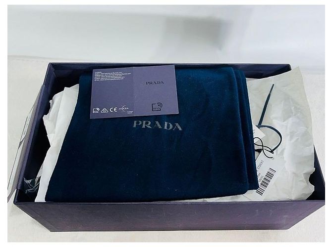 Prada Sandali in nylon da uomo Nero - vista 8