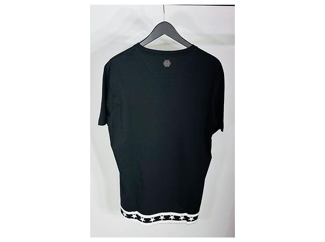Philipp Plein Platinum Cut Round Kurzarm T-Shirt für Herren Schwarz - Ansicht 5
