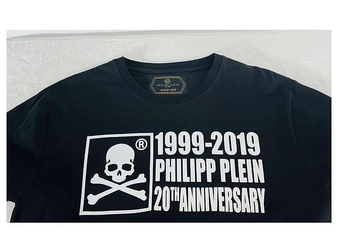 Philipp Plein Platinum Cut Round Kurzarm T-Shirt für Herren Schwarz - Ansicht 6