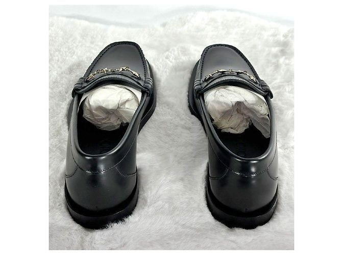 Jimmy Choo Mocassini Mocca Nioblack Gold da uomo Nero - vista 10