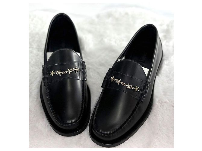 Jimmy Choo Mocassini Mocca Nioblack Gold da uomo Nero - vista 6