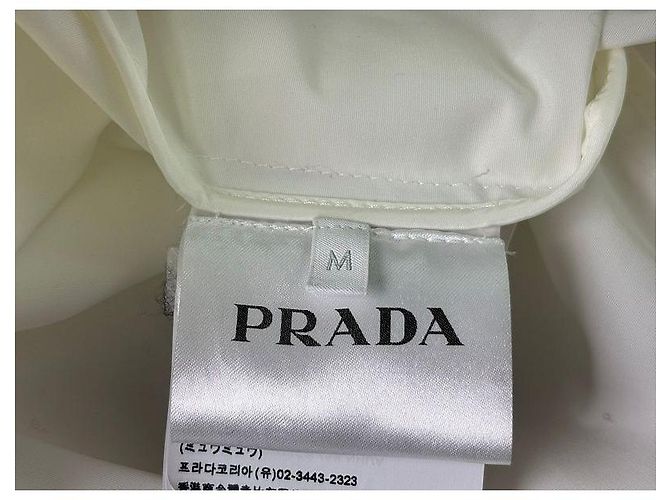 Prada Giacca a vento oversize in nylon da uomo Argento - vista 8