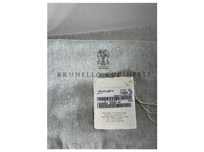 Brunello Cucinelli Mocassini con nappe in pelle nero autentico - vista 4
