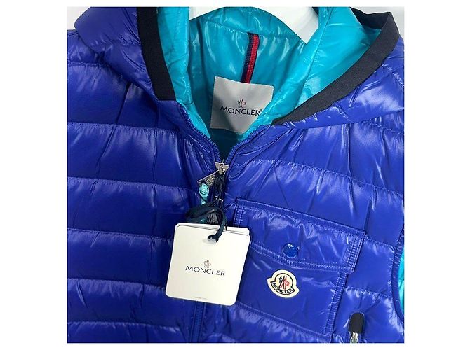 Moncler Lightweight Down Vest Blue - view 4