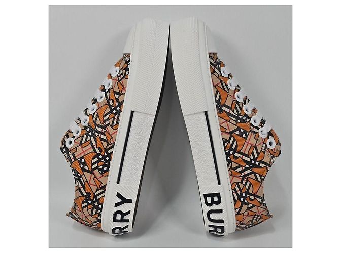 Burberry Sneaker in tela con stampa monogramma Multicolore - vista 3