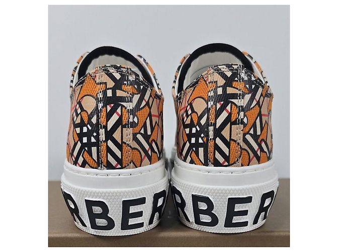 Burberry Sneaker in tela con stampa monogramma Multicolore - vista 5