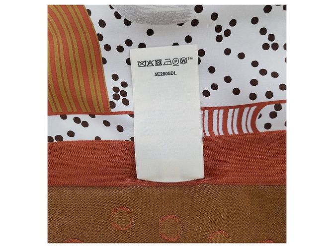 Hermès Suéter de twill de manga corta Castaño - vista 10