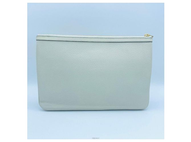 Gucci Clutch Ophidia a righe bianche Bianco - vista 2
