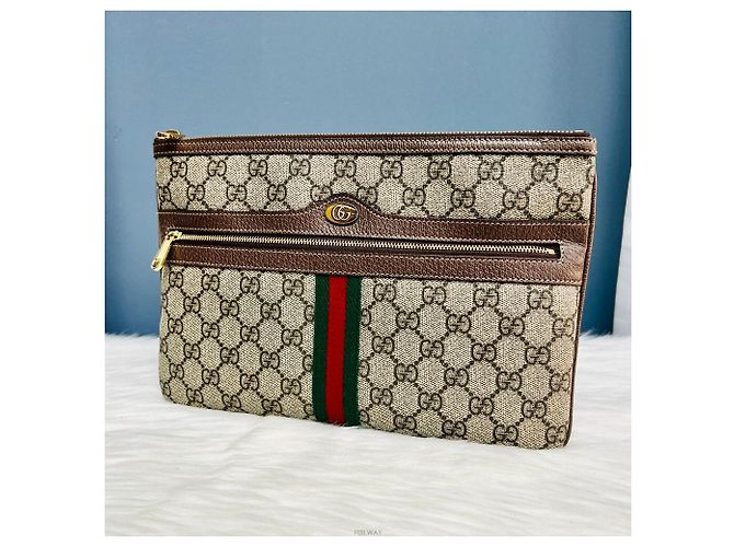 Gucci Bolsa de mão Ophidia GG Supreme Ophidia Verde - vista 2