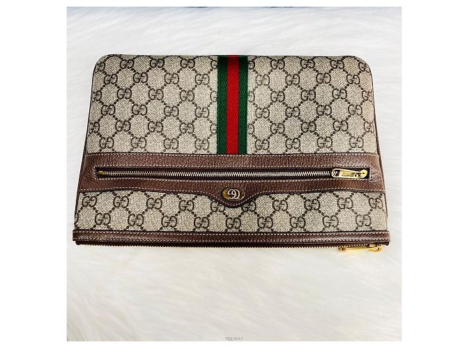 Gucci Bolsa de mão Ophidia GG Supreme Ophidia Verde - vista 5