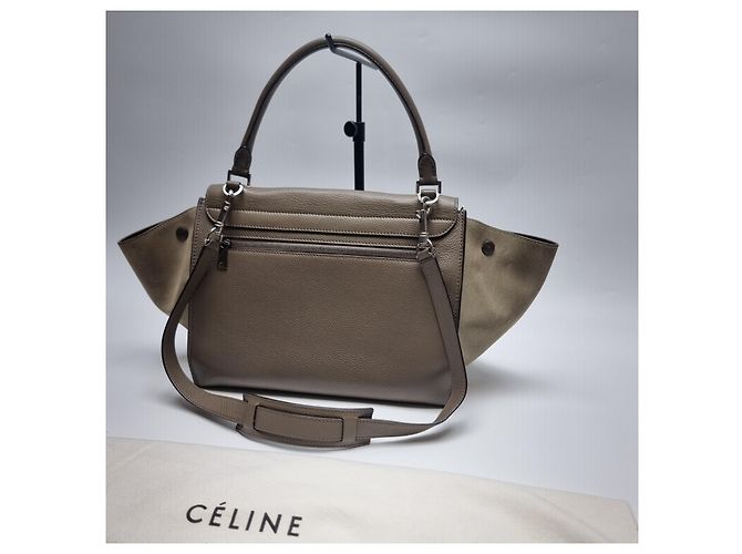 Céline Trapez Handtasche Schultertasche (mit Riemen) Braun - Ansicht 10