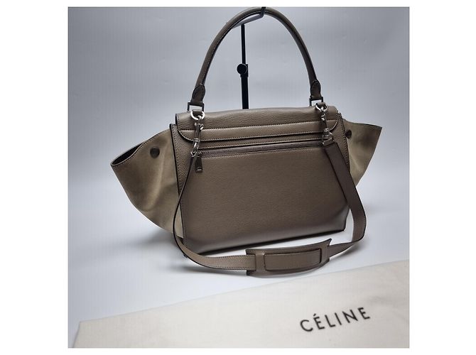 Céline Trapez Handtasche Schultertasche (mit Riemen) Braun - Ansicht 11