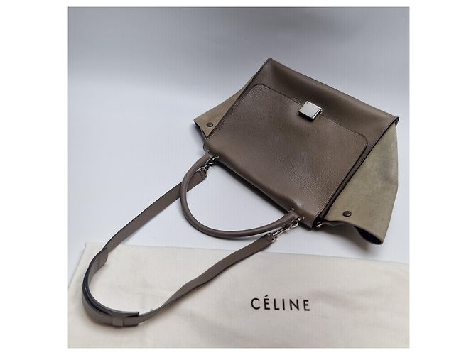 Céline Trapez Handtasche Schultertasche (mit Riemen) Braun - Ansicht 12