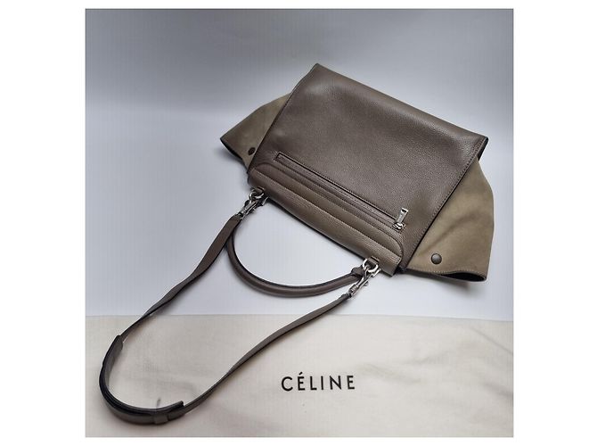 Céline Trapez Handtasche Schultertasche (mit Riemen) Braun - Ansicht 14