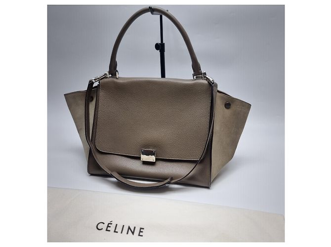 Céline Trapez Handtasche Schultertasche (mit Riemen) Braun - Ansicht 3