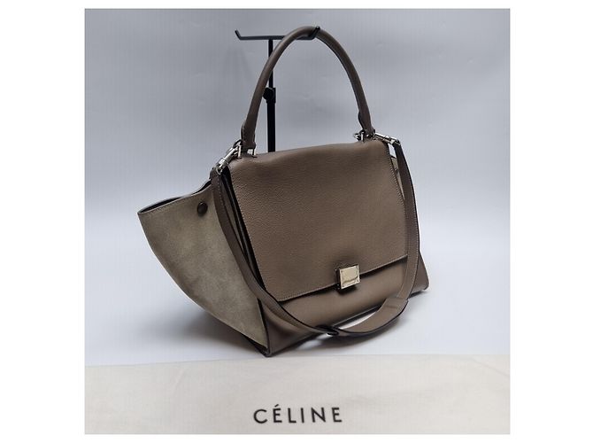 Céline Trapez Handtasche Schultertasche (mit Riemen) Braun - Ansicht 5