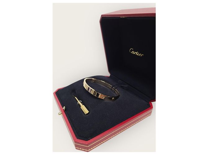 Cartier Bracciale Love in oro giallo - vista 3