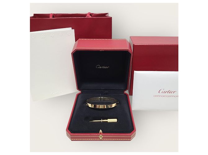 Cartier Bracciale Love in oro giallo - vista 5