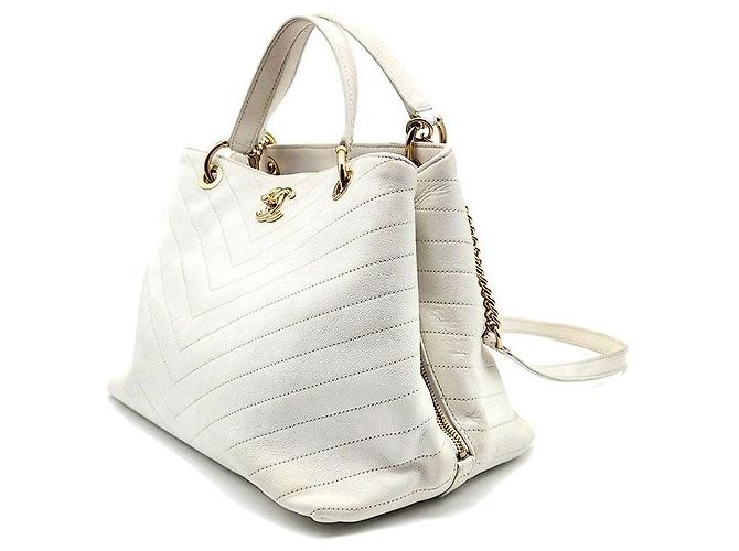 Chanel Borsa a mano e a tracolla con catena Chevron Multicolore - vista 2