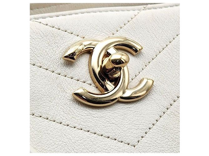 Chanel Borsa a mano e a tracolla con catena Chevron Multicolore - vista 8