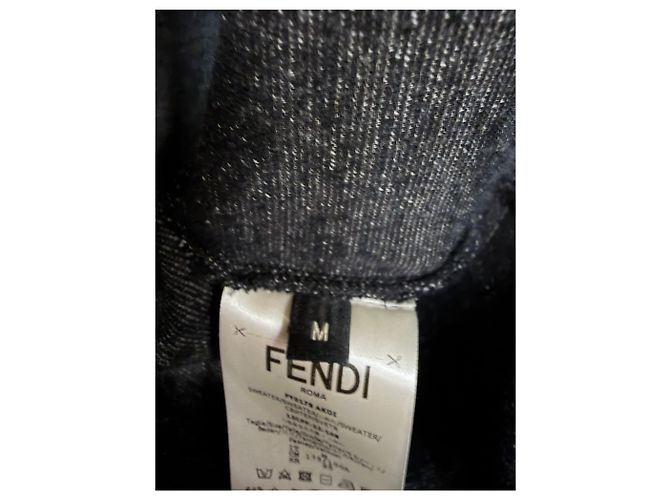 Fendi Logo Terry Sweatshirt aus Baumwolle - Ansicht 8